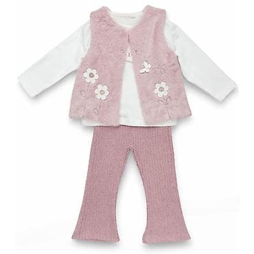 Dečiji komplet za devojčice – 3 dela - Dugi beli pamučni na lalafo.rs Dečiji komplet za devojčice – 3 dela - Dugi beli pamučni