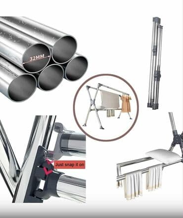 Ironing Boards: Stalak za sušenje veša sa teleskopskim šipkama. Stalak je dugačak 200 at lalafo.rs — 5 Ironing Boards: Stalak za sušenje veša sa teleskopskim šipkama. Stalak je dugačak 200 — 5