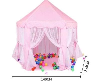 Dečiji šator Dvorac – će biti nezaboravan i prijatan poklon za dete na lalafo.rs — 1 Dečiji šator Dvorac – će biti nezaboravan i prijatan poklon za dete — 1