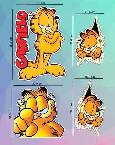 Zidne Nalepnice -Garfild Garfield Nalepnice za zid- 2390 📌 Opis na lalafo.rs — 3 Zidne Nalepnice -Garfild Garfield Nalepnice za zid- 2390 📌 Opis — 3