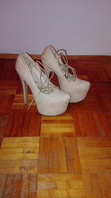 Ženske štikle sa platformom i vezivanjem - Model: salonke sa visokom na lalafo.rs — 1 Ženske štikle sa platformom i vezivanjem - Model: salonke sa visokom — 1