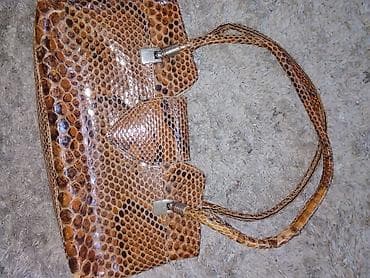 Ženska torba sa efektom zmijske kože - Materijal: sjajna na lalafo.rs — 5 Ženska torba sa efektom zmijske kože - Materijal: sjajna — 5