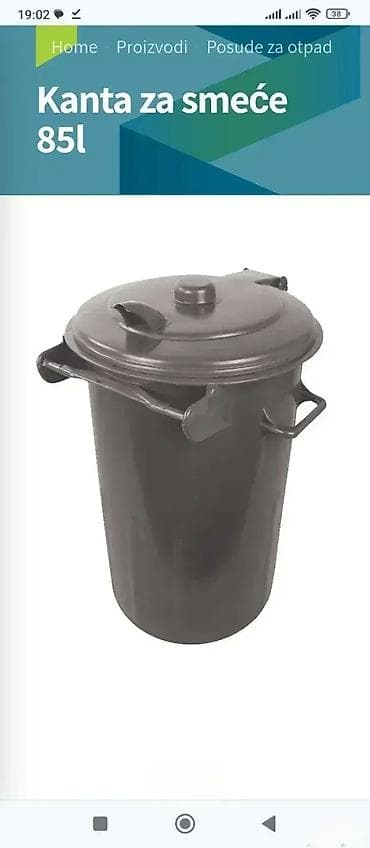 Kanta za smece 80 L 2.200 din at lalafo.rs — 6 Kanta za smece 80 L 2.200 din — 6