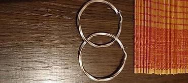 Velike okrugle minđuše – srebrne - Klasičan “hoop” dizajn, elegantno na lalafo.rs — 1 Velike okrugle minđuše – srebrne - Klasičan “hoop” dizajn, elegantno — 1