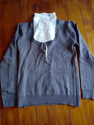 Women's Clothing: Tanji džemper vel.M u super stanju. Ima imitaciju kragne od košulje at lalafo.rs — 3 Women's Clothing: Tanji džemper vel.M u super stanju. Ima imitaciju kragne od košulje — 3