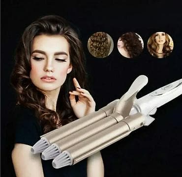 Trostruki uvijač za kosu (Figaro) Profesionalni trostruki uvijač za na lalafo.rs — 1 Trostruki uvijač za kosu (Figaro) Profesionalni trostruki uvijač za — 1