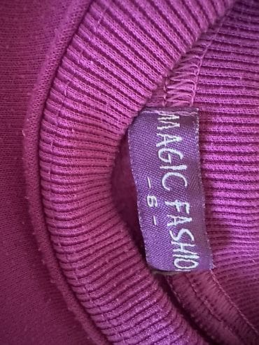 Dečji duks „MAGIC FASHO”, veličina 6. - Boja: fuksija/roze. - Natpis na lalafo.rs — 2 Dečji duks „MAGIC FASHO”, veličina 6. - Boja: fuksija/roze. - Natpis — 2