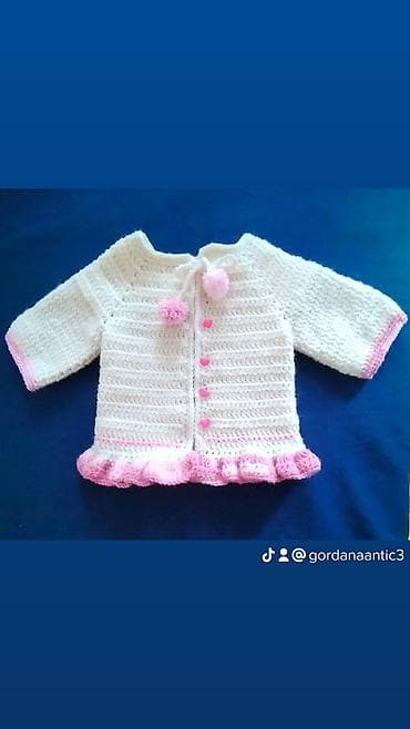 Ručno heklani dečiji džemperi i jaknice - Unikatni modeli izrađeni na lalafo.rs — 2 Ručno heklani dečiji džemperi i jaknice - Unikatni modeli izrađeni — 2