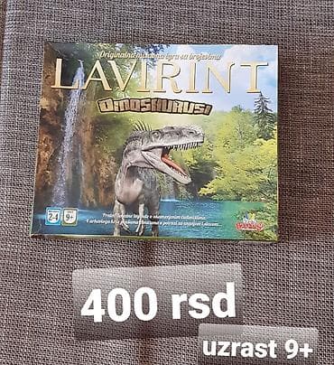 Lavirint – Dinosurusi (društvena misaona igra sa brojevima) - na lalafo.rs Lavirint – Dinosurusi (društvena misaona igra sa brojevima) -
