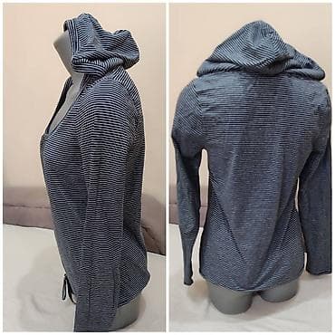 zenske broj: Prugasta ženska dukserica/bluza sa kapuljačom - Boja: tamnoplava sa at lalafo.rs — 1 zenske broj: Prugasta ženska dukserica/bluza sa kapuljačom - Boja: tamnoplava sa — 1