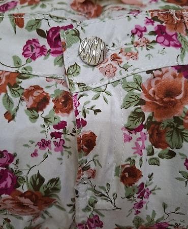 Ženske pantalone sa cvetnim printom NOVE - Model: uske/skinny na lalafo.rs — 3 Ženske pantalone sa cvetnim printom NOVE - Model: uske/skinny — 3