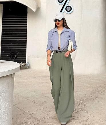 💫Ženske široke pantalone sa visokim strukom
2500 din na lalafo.rs — 4 💫Ženske široke pantalone sa visokim strukom
2500 din — 4