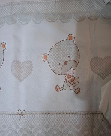 Posteljina za krevetac za bebe devojčice Meda roze sadrži: dva at lalafo.rs Posteljina za krevetac za bebe devojčice Meda roze sadrži: dva