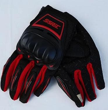 Oprema za bicikliste: Motorističke zaštitne rukavice – crno/crvene - Ojačani štitnici za na lalafo.rs — 4 Oprema za bicikliste: Motorističke zaštitne rukavice – crno/crvene - Ojačani štitnici za — 4