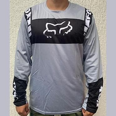 Sports & Leisure: FOX dres sa dugim rukavima – sivi/ crni - Sportski dres za vožnju at lalafo.rs — 1 Sports & Leisure: FOX dres sa dugim rukavima – sivi/ crni - Sportski dres za vožnju — 1