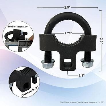 Stega/adapter za volan (U-bolt clamp) za montažu spoljnih dodataka - na lalafo.rs — 3 Stega/adapter za volan (U-bolt clamp) za montažu spoljnih dodataka - — 3