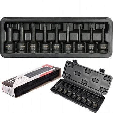 YATO set dugih udarnih nasadnih bitova – spline/M-tip - Profesionalni na lalafo.rs YATO set dugih udarnih nasadnih bitova – spline/M-tip - Profesionalni