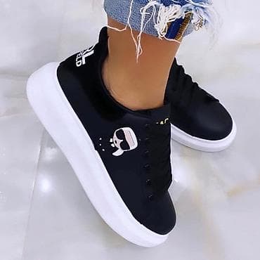 Ženske patike sa platformom – model sa ilustracijom na bočnoj strani na lalafo.rs — 2 Ženske patike sa platformom – model sa ilustracijom na bočnoj strani — 2