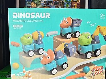 STEM magnetni set “Dinosaur Magnetic Locomotive” – edukativna igračka na lalafo.rs — 4 STEM magnetni set “Dinosaur Magnetic Locomotive” – edukativna igračka — 4