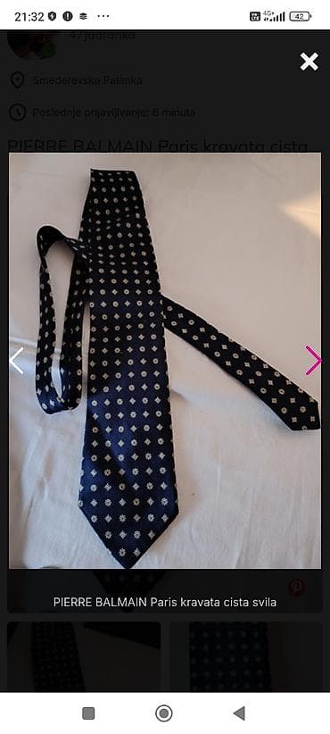 SNIŽENO!!Pierre Balmain kravata,cista svila. Savrsena. Kao nova na lalafo.rs — 2 SNIŽENO!!Pierre Balmain kravata,cista svila. Savrsena. Kao nova — 2