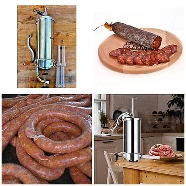 Ručna punilica za kobasice – nerđajući čelik - Materijal: kućište i na lalafo.rs Ručna punilica za kobasice – nerđajući čelik - Materijal: kućište i