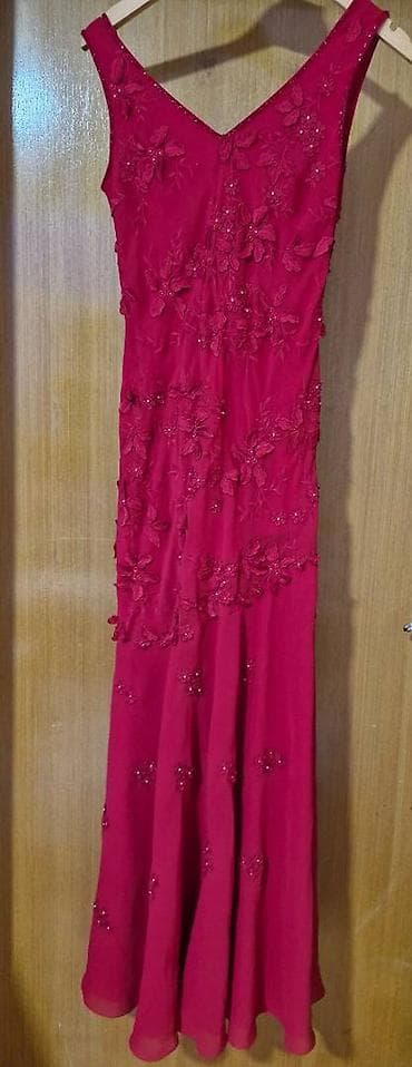 Elegantna večernja haljina – tamnoroze/boje maline - Duga silueta sa na lalafo.rs — 1 Elegantna večernja haljina – tamnoroze/boje maline - Duga silueta sa — 1