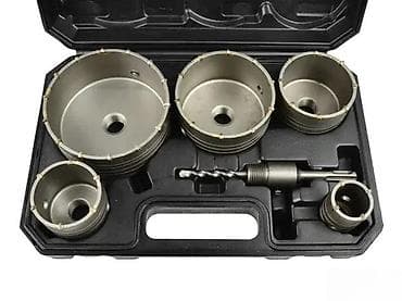 Tool Accessories & Attachments: Set krunastih bušilica za beton/kamen – u koferu - Kompletan set at lalafo.rs — 2 Tool Accessories & Attachments: Set krunastih bušilica za beton/kamen – u koferu - Kompletan set — 2