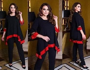 03. L. 💃 Komplet za punije dame – tunika + pantalone Elegantno na lalafo.rs 03. L. 💃 Komplet za punije dame – tunika + pantalone Elegantno