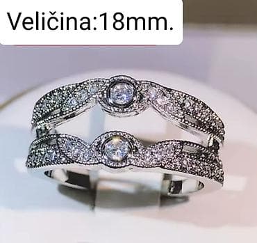 PRELEPE KVALITETNE POSREBRENE RAZNOVRSNE PRSTENJE SA CIRKONIMA,SA na lalafo.rs — 4 PRELEPE KVALITETNE POSREBRENE RAZNOVRSNE PRSTENJE SA CIRKONIMA,SA — 4