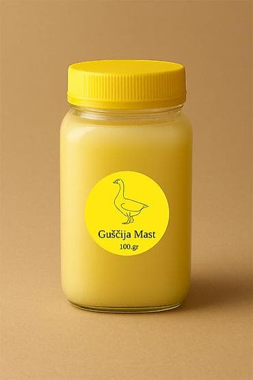 Guščija Mast - Na prodaju Teglica 100.gr 950.dinara Teglica 200.gr na lalafo.rs Guščija Mast - Na prodaju Teglica 100.gr 950.dinara Teglica 200.gr