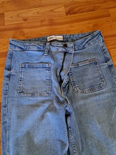 Zara zenska farmerice, nove vel 40.Dzepovi napred i pozadi nasiveni at lalafo.rs Zara zenska farmerice, nove vel 40.Dzepovi napred i pozadi nasiveni