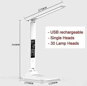 USB LED punjiva lampa sa satom i ventilatorom 3 u 1 multifunkcionalna na lalafo.rs — 3 USB LED punjiva lampa sa satom i ventilatorom 3 u 1 multifunkcionalna — 3