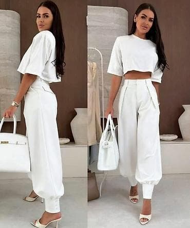 Women's Pants, Jeans, Shorts: Pantalone kvalitetne nanrajfislus siroke u nogavicama sa ranflom i at lalafo.rs — 2 Women's Pants, Jeans, Shorts: Pantalone kvalitetne nanrajfislus siroke u nogavicama sa ranflom i — 2