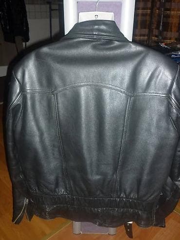 eko koza sa: Kožna bajkerska jakna – crna XL - Materijal: prava koža, glatka na lalafo.rs — 4 eko koza sa: Kožna bajkerska jakna – crna XL - Materijal: prava koža, glatka — 4