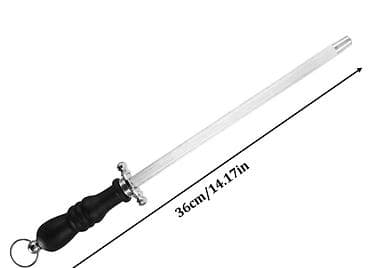 Čelični ocilinder/šipka za oštrenje noževa – 36 cm (14.17 in) - na lalafo.rs — 2 Čelični ocilinder/šipka za oštrenje noževa – 36 cm (14.17 in) - — 2