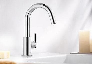 Home & Garden: Moderan jednoručni lavabo-mixer, visokog luka (G‑oblika), hrom završna at lalafo.rs — 1 Home & Garden: Moderan jednoručni lavabo-mixer, visokog luka (G‑oblika), hrom završna — 1