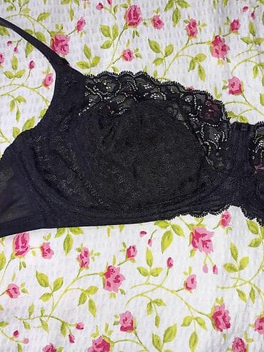 Crni čipkani brushalter - Boja: crna - Materijal: prozirna čipka i na lalafo.rs — 3 Crni čipkani brushalter - Boja: crna - Materijal: prozirna čipka i — 3