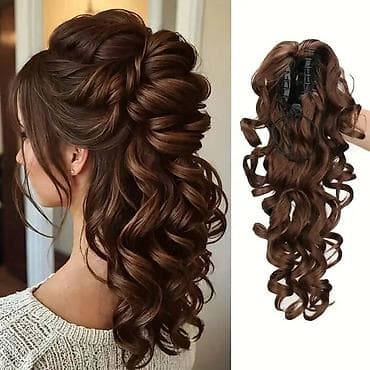 Ekstenzija za kosu – duga, talasasta/uvijena rep-klip - Tip: Clip-in na lalafo.rs — 3 Ekstenzija za kosu – duga, talasasta/uvijena rep-klip - Tip: Clip-in — 3