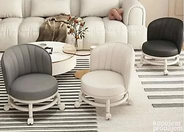 Kompaktna okretna fotelja na točkićima – moderan lounge dizajn - Tip na lalafo.rs — 2 Kompaktna okretna fotelja na točkićima – moderan lounge dizajn - Tip — 2