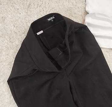 Mona cigaret pantalone u crnoj boji. Veličina 38/M. Boja intenzivno at lalafo.rs — 2 Mona cigaret pantalone u crnoj boji. Veličina 38/M. Boja intenzivno — 2