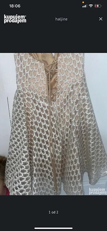 Elegantna koktel haljina bez bretela u zlatno-bež nijansi. Kroj na lalafo.rs Elegantna koktel haljina bez bretela u zlatno-bež nijansi. Kroj