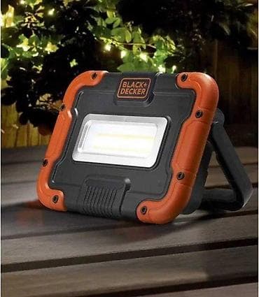 Garden Lighting: BLACK+DECKER prenosna LED radna lampa - Snažan COB LED panel za širok at lalafo.rs — 1 Garden Lighting: BLACK+DECKER prenosna LED radna lampa - Snažan COB LED panel za širok — 1