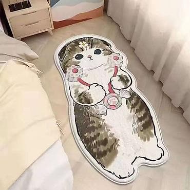 Tepih- staze u obliku macke naslikane za decje sobe Preslatke na lalafo.rs — 2 Tepih- staze u obliku macke naslikane za decje sobe Preslatke — 2