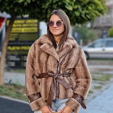 eko koza sa: Ženska kratka bunda/ jakna od veštačkog krzna u toploj bež‑kesten na lalafo.rs — 1 eko koza sa: Ženska kratka bunda/ jakna od veštačkog krzna u toploj bež‑kesten — 1