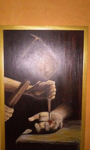 Sport & Hobby: Ulje na platnu - ruke 82 x 52 cm uramljena, potpisana Slika - ime ruke at lalafo.rs — 2 Sport & Hobby: Ulje na platnu - ruke 82 x 52 cm uramljena, potpisana Slika - ime ruke — 2