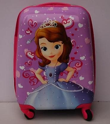za svaki dan: Dečiji kofer na točkiće sa motivom princeze Sofije. Kofer ima at lalafo.rs — 4 za svaki dan: Dečiji kofer na točkiće sa motivom princeze Sofije. Kofer ima — 4