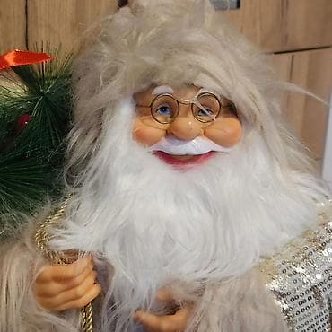 Velika dekorativna figura Deda Mraza - Visoka podna novogodišnja na lalafo.rs — 4 Velika dekorativna figura Deda Mraza - Visoka podna novogodišnja — 4