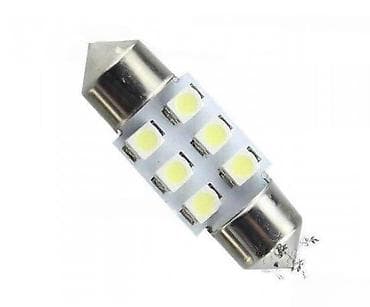 LED auto sijalica C5W (festoon) 6x SMD, model XB-39-6SMD - Tip grla at lalafo.rs — 3 LED auto sijalica C5W (festoon) 6x SMD, model XB-39-6SMD - Tip grla — 3