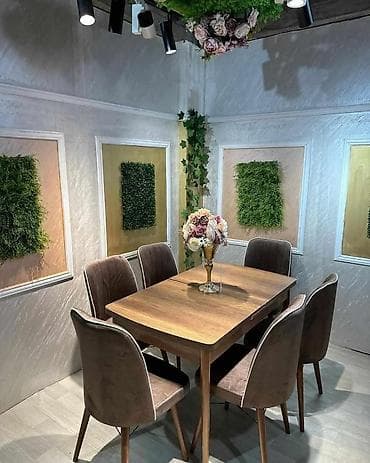 Trpezarijski set – sto sa 6 stolica - Moderan pravougaoni sto sa na lalafo.rs — 5 Trpezarijski set – sto sa 6 stolica - Moderan pravougaoni sto sa — 5