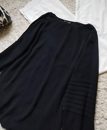 MASSIMO DUTTI bluza duks u crnoj boji sa širim rukavima. Veličina M na lalafo.rs — 6 MASSIMO DUTTI bluza duks u crnoj boji sa širim rukavima. Veličina M — 6